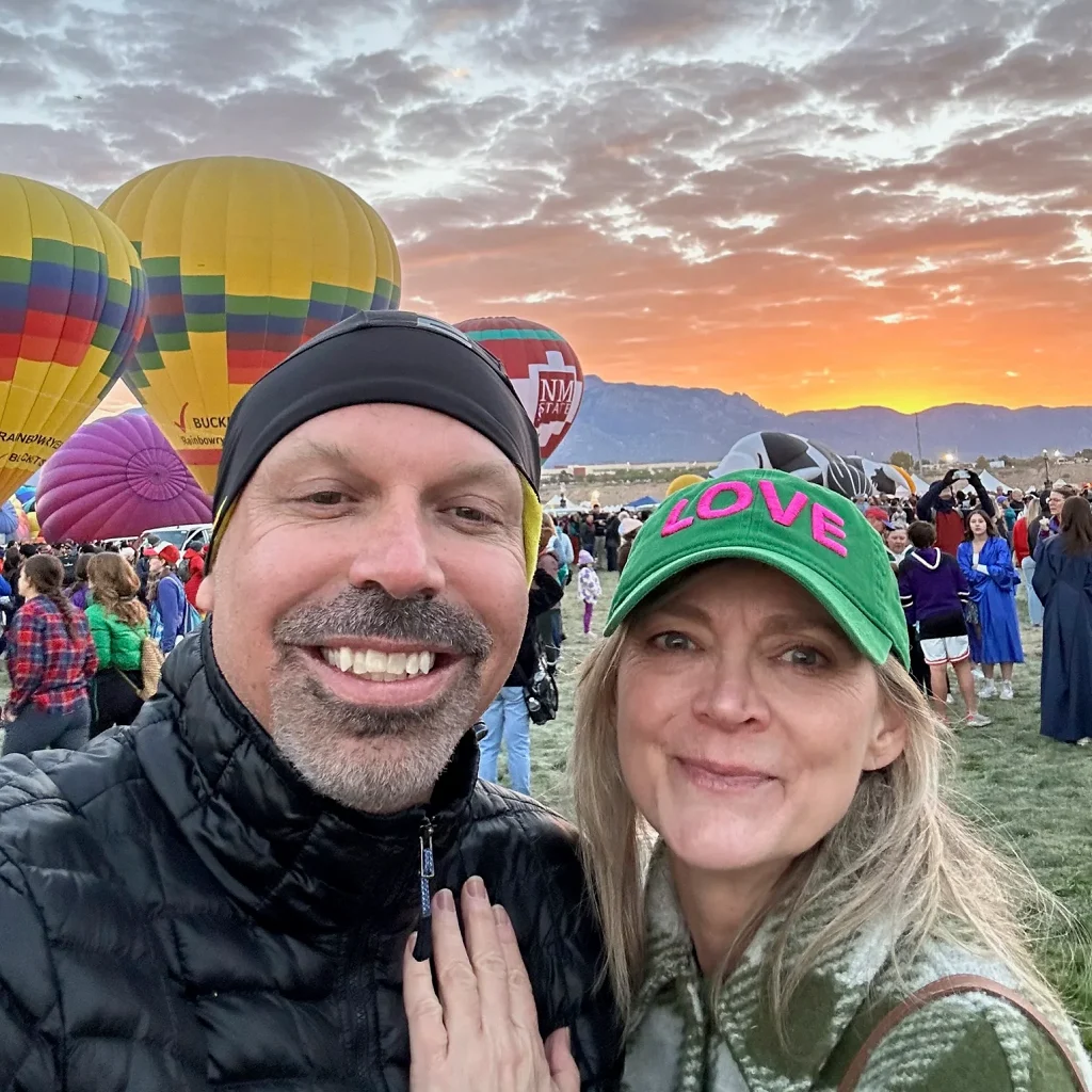 The Love Hat Experiment had a sighting at the Albuquerque International Balloon Festival